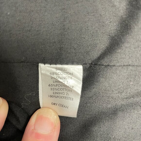 Women's CALVIN KLEIN One-button‎ Black Blazer- Size 6 - Picture 14 of 15